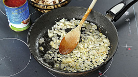 Kukuřičná polenta se žampiony