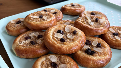 Tlačené jablečné koláče