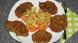 Žampionové placičky s nivou