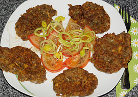 Žampionové placičky s nivou