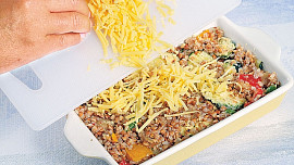 Zapékaná pohanka se zeleninou