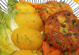 Zeleninovo-rybí karbanátky