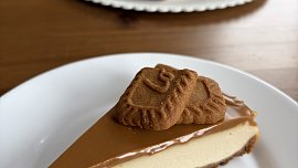 Karamelový Lotus cheesecake