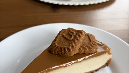 Karamelový Lotus cheesecake