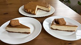 Karamelový Lotus cheesecake