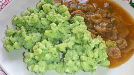 Medvědí noky - medvedie halušky