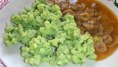 Medvědí noky - medvedie halušky