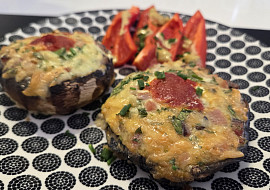 Plněné žampiony Portobello (Tak jsem to také vyzkoušel.)