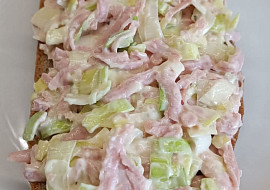 Vynikající pórková pomazánka