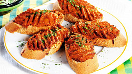 Zapečená brokolicová pomazánka