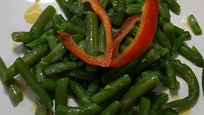 Jednoduchý fazolkový salát