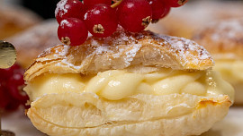 Listové bochánky s krémem