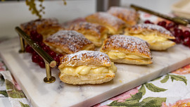 Listové bochánky s krémem