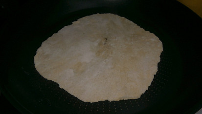 Lokše s povidly a mákem