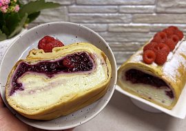 Palačinková pudinková roláda