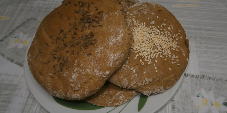 Placky z celozrnné mouky