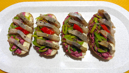 Chlebíčky z celozrnného pečiva