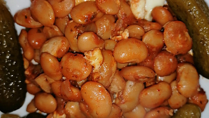 Gravče na tavče (balkánske zapečené fazole)