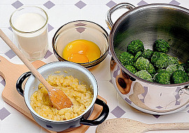 Hustá špenátová polévka