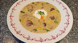 Kulajda se zastřeným vejcem