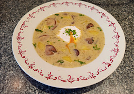 Kulajda se zastřeným vejcem