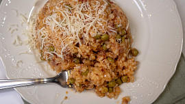 Rizoto z vepřové konzervy