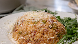 Rizoto z vepřové konzervy