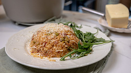 Rizoto z vepřové konzervy