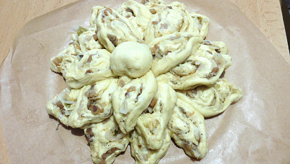 Trhané škvarkové placky z remosky