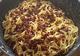 Italské spaghetti carbonara
