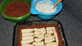 Krtkův dort na plechu