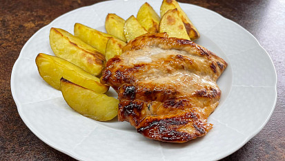 Medová kuřecí prsa