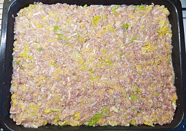 Pečený kapusťák s bramborovo-dýňovou kaší