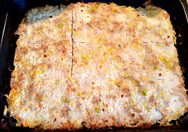 Pečený kapusťák s bramborovo-dýňovou kaší