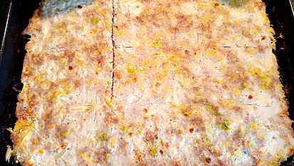 Pečený kapusťák s bramborovo-dýňovou kaší