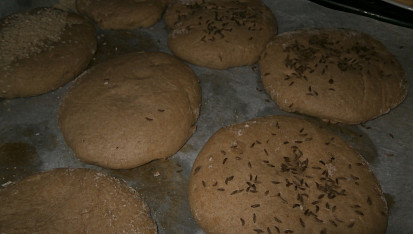 Placky z celozrnné mouky