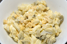 Veľmi chutný šalát, mali sme na večeru.