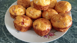 Slané muffiny z tvarohu