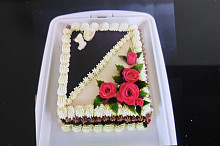 Dobře se upekl,povrch byl pěkně zarovnaný