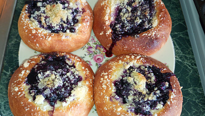 Borůvkové koláče