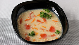 Fazolačka s jáhlami a zeleninou