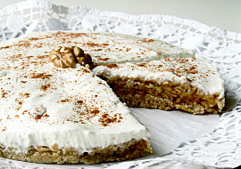 Jednoduchý ovesný koláček s jablíčky