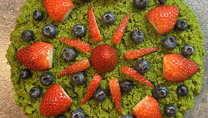 Mechový dort (se špenátem)