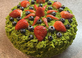 Mechový dort (se špenátem)