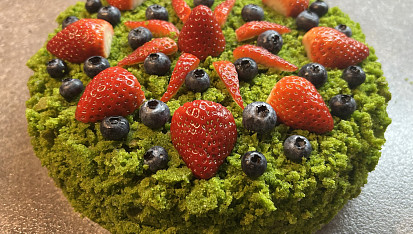 Mechový dort (se špenátem)