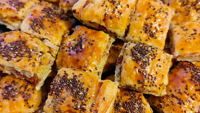 Mleté maso v listovém těstíčku