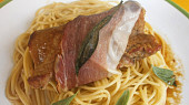 Telecí saltimbocca