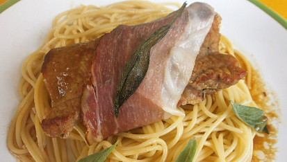 Telecí saltimbocca