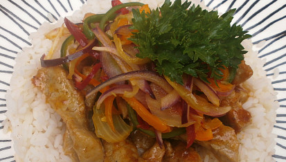 Vepřové nudličky s gyros kořením