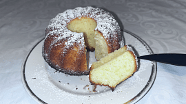 Voňavá kokosová bábovka